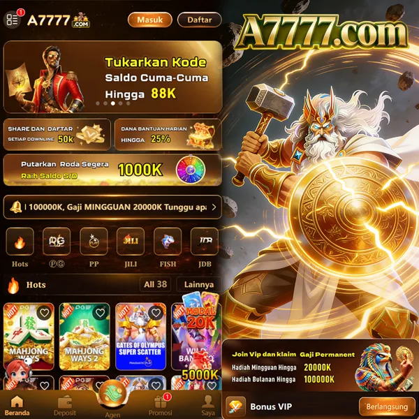 A7777 Slot Anti Rungkad Indonesia